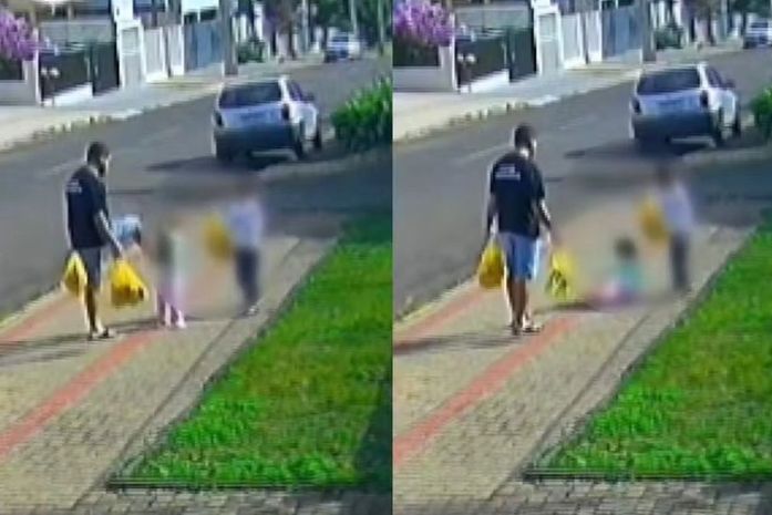 Pai que chutou filha de 3 anos no rosto é preso no Paraná