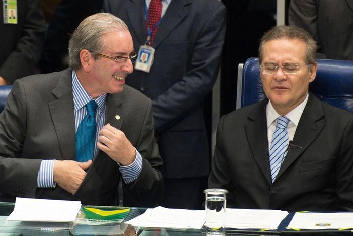 Eduardo Cunha e Renan Calheiros