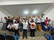 
Quando foi que a senhora percebeu que sua voz tem poder? perguntou o menino a esta ativista, nos Diálogos Afro Pedagógicos