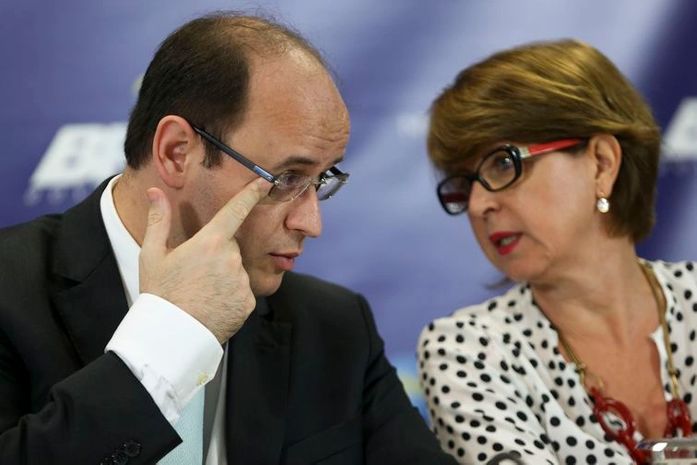 O ministro da Educação, Rossieli Soares, e a secretária de Educação Básica, Kátia Smole,