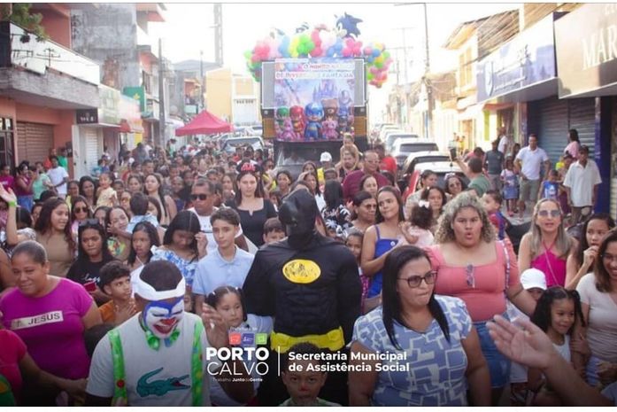 Prefeitura de Porto Calvo promove Festa das Crianças