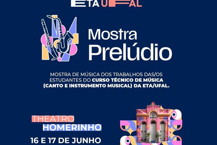 Mostra Prelúdio leva música ao Theatro Homerinho nos dias 16 e 17 de junho