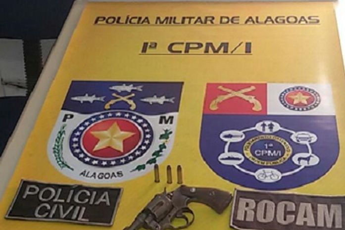 Arma apreendida com menor