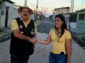 Prefeito de Rio Largo acompanha avanço nas obras de pavimentação e drenagem no Conjunto Mário Mafra que integra projeto de todo o Complexo Brasil Novo