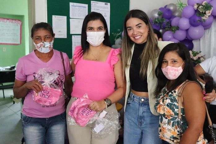 Saúde de Santana do Mundaú promove grande ação em alusão ao Dia Internacional da Mulher
