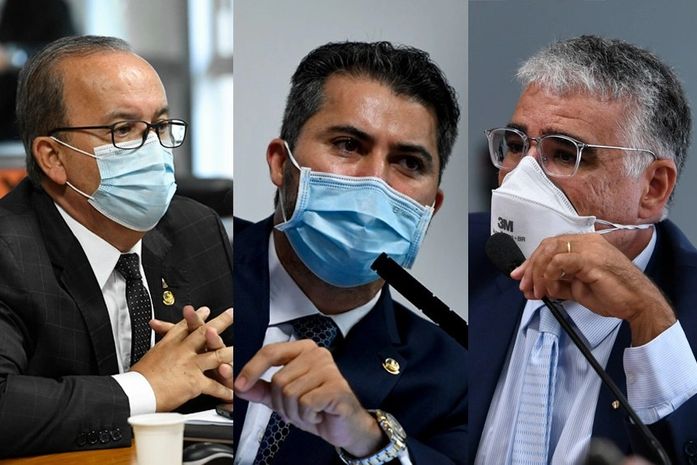 Jorginho Mello, Marcos Rogério e Eduardo Girão