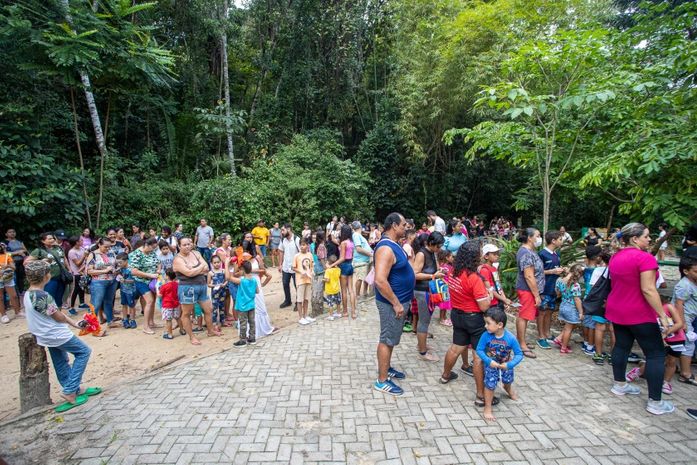 Caça aos ovos leva mais de 500 pessoas ao Parque Municipal de Maceió, em Bebedouro