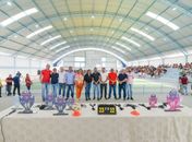 Distrito da Barragem Leste ganha moderno Ginásio Poliesportivo