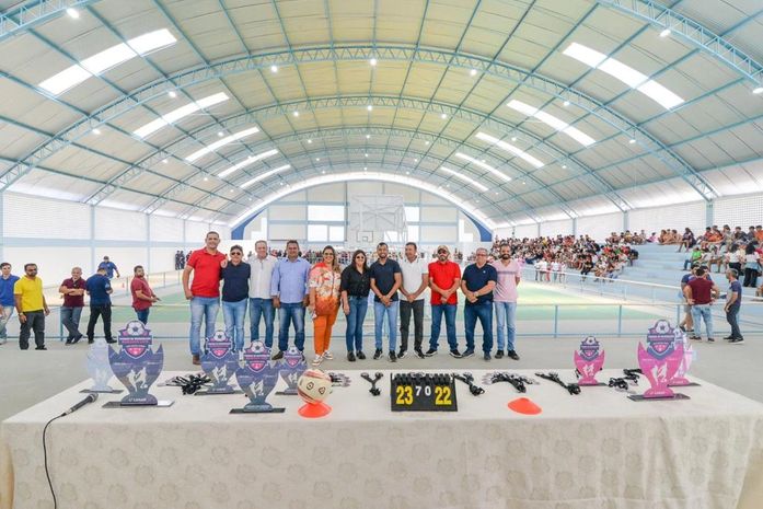Distrito da Barragem Leste ganha moderno Ginásio Poliesportivo