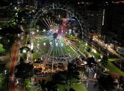 Roda Gigante de Maceió é iluminada com campanha nacional de combate ao trabalho infantil