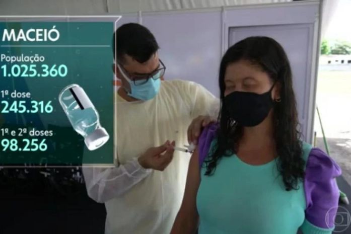 Maceió é destaque em rede nacional pelo sucesso na campanha de vacinação