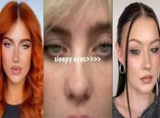 
No TikTok, nova tendência de make é imitar olhar de cansaço