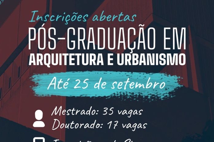 Ufal oferta 77 vagas em seleções para Mestrado e Doutorado