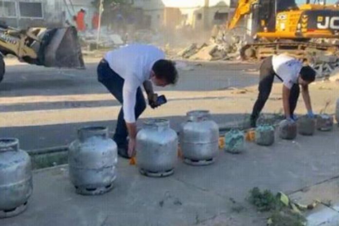 Perícia encontra cerca de 10 botijões de gás em escombros de prédio que desabou após explosão em Maceió