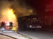 Ônibus incendiado em Maceió