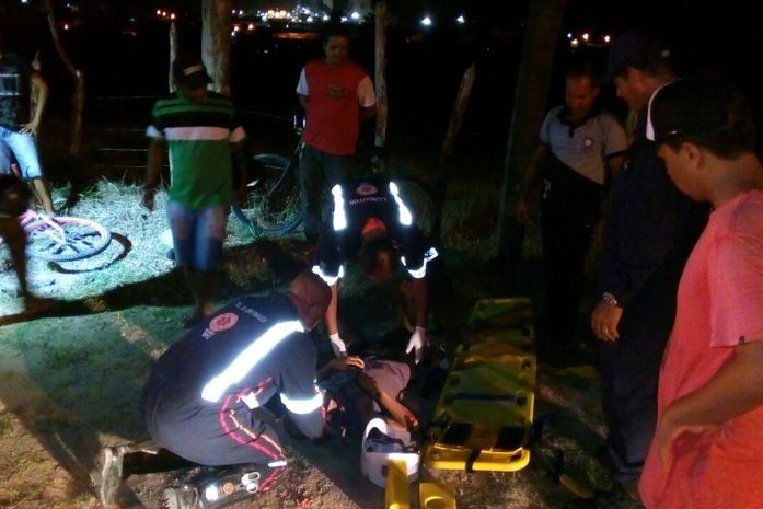 Acidente deixa ciclista ferido em São Miguel