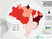 Atlas da Violência aponta Alagoas entre os estados mais violentos do país