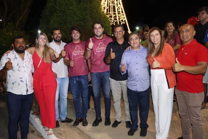 Vereadores participam de abertura do Natal em Santana do Mundaú