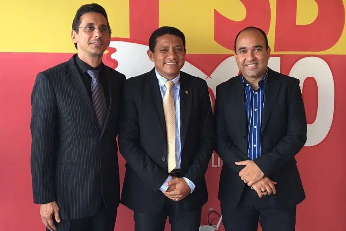 Márcio Henrique, JC e Adalberon Sá