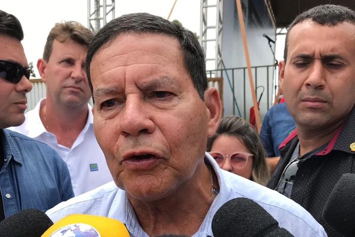 O vice-presidente da República Hamilton Mourão