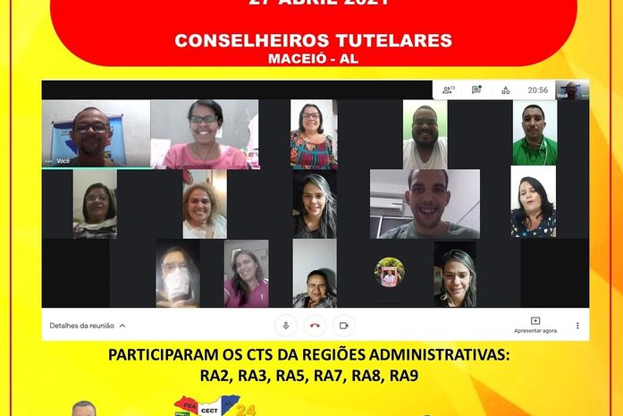 Uma das reuniões que ocorreu na última terça-feira de forma online reunindo representantes regionais de AL