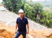 Vice-prefeito de Maceió e secretário de infraestrutura acompanha trabalhos de contenção de encostas