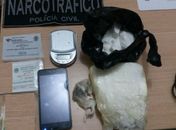 Material apreendido durante a ação