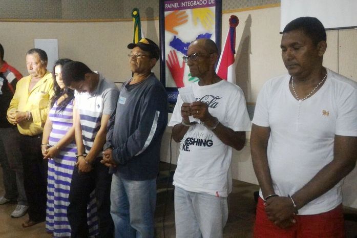 Acusados foram apresentados nesta quinta-feira
