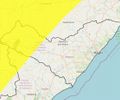Inmet emite alerta amarelo para baixa umidade do ar em 35 municípios de Alagoas