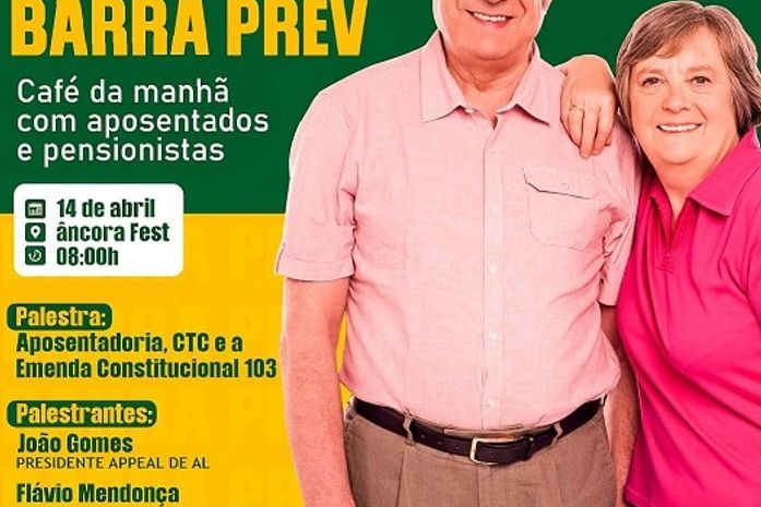 Barra Prev em Barra de Santo Antônio promove encontro com aposentados e pensionistas