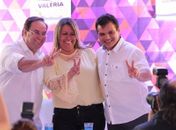 Luciano Barbosa, Ana Valéria e Ricardo Nezinho