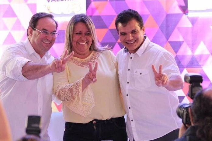 Luciano Barbosa, Ana Valéria e Ricardo Nezinho