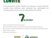 Arapiraca celebrará os 201 anos de Independência do Brasil com missa solene e desfile cívico-militar 