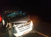 Colisão entre caminhão e van deixa um ferido na BR 316