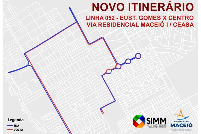 Linha 052 – Eustáquio Gomes/Centro vai atender moradores do Maceió I