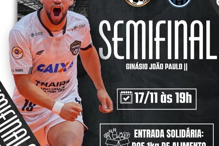 Após sucesso do Coliseu, João Paulo II terá decisão para a final do Brasileiro de Futsal entre Traipu e Passo Fundo em Arapiraca