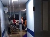 Ala do HGE reformada recentemente apresentou vazamentos de água devido às fortes chuvas