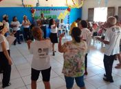 Seresteiros da terceira idade animamaram  atividades do SCFV.