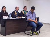 Réu Juarez Tenório da Silva está sendo julgado no Fórum de Marechal Deodoro.