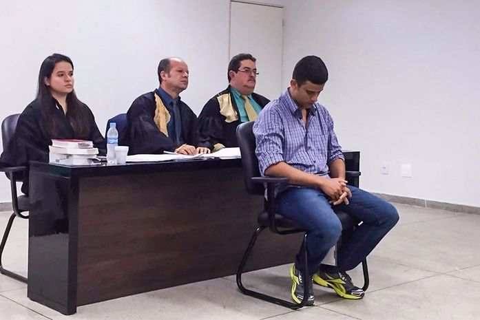 Réu Juarez Tenório da Silva está sendo julgado no Fórum de Marechal Deodoro.