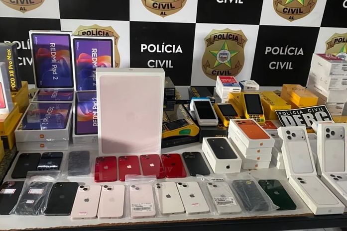 Loja de Maceió tem cerca de meio milhão em eletrônicos apreendidos por falta de notas fiscais