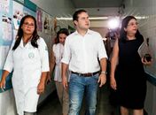 Renan Filho vistoriou obra uma semana antes de água jorrar do teto da Maternidade Santa Mônica