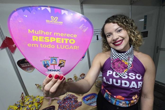 Cabines temáticas garantem acolhimento e combatem assédio no São João Massayó