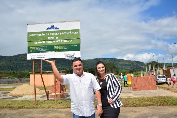 Prefeito Kil assina ordem de serviço para creche pública em União dos Palmares.