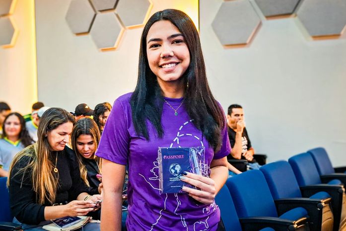 Estudantes de Girau do Ponciano participam de prova para seleção de intercâmbio pelo projeto Futura’s Passport