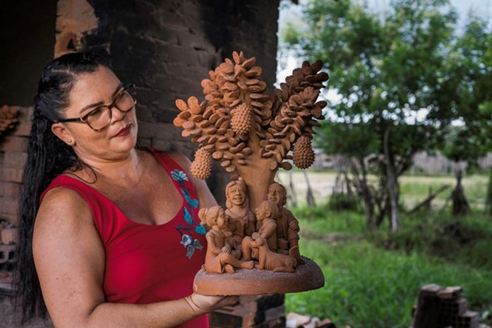 Museu do Pontal promove live sobre as mulheres na arte popular e comemora aquisição de peça de Sil da Capela