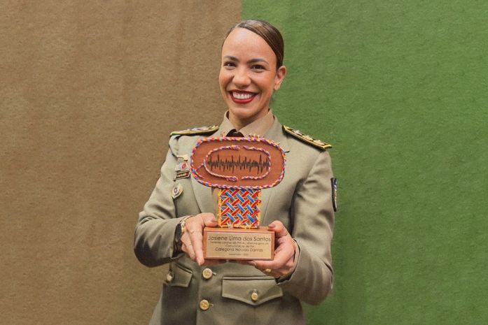 Diretora de Comunicação da Polícia Militar é agraciada no 22° Prêmio Odete Pacheco