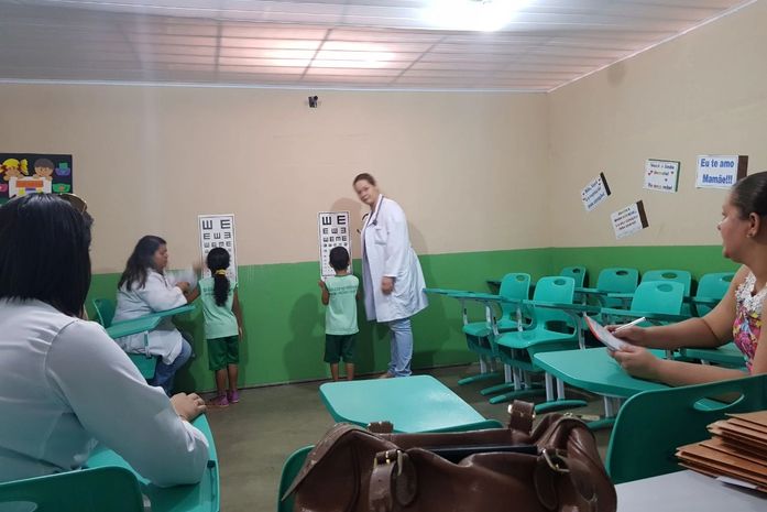Saúde inicia campanha de verminoses em escolas de Palmeira