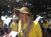 Ex-primeira-dama participou pela segunda vez de protesto contra o governo federal