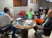 Ricardinho (camisa verde) aponta sua missão para engrandecer o Solidariedade em Junqueiro